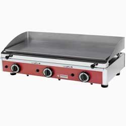 Plancha pro gaz en acier - 3 brûleurs en inox 2.9 kW - PLANCHA/3-N_0