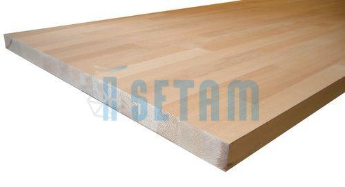 PLATEAU ÉTABLI EN BOIS HÊTRE 2000X750 ÉPAISSEUR 40 MM