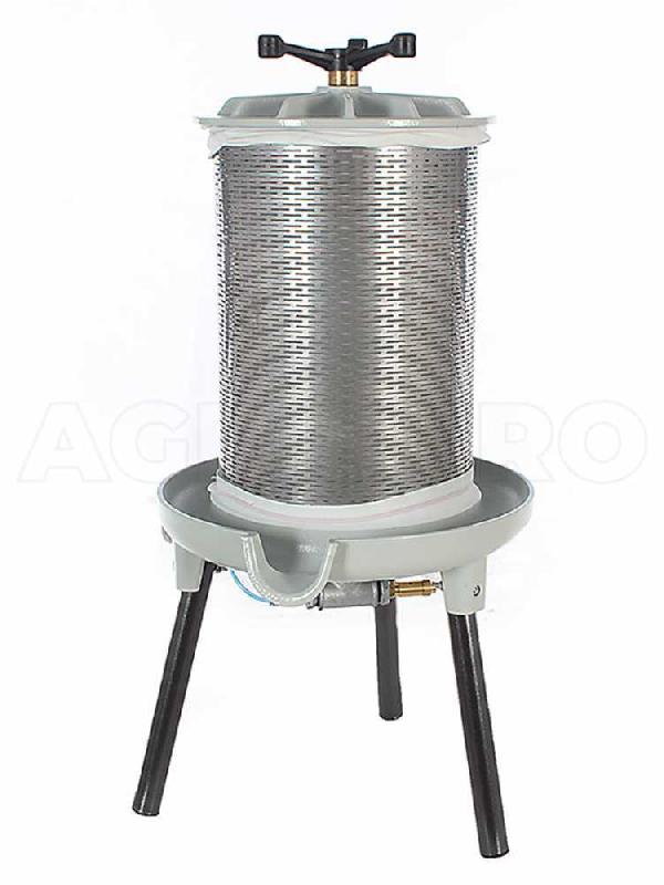 Pressoir pneumatique grifo pea40 - cage inox capacité 40l_0