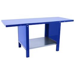 PROREGAL Etabli BUFFALO METAL | HxLxP 83x120x73cm | Capacité de Charge 700kg | Bleu - bleu métal PR_RS157-02_0