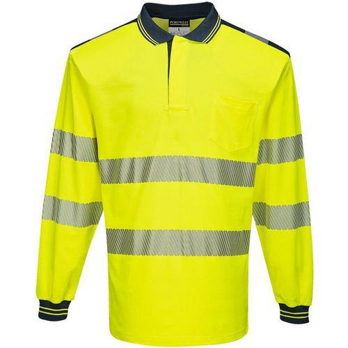 POLO HAUTE VISIBILITÉ PW3 T184 BLEU/JAUNE XXL - PORTWEST