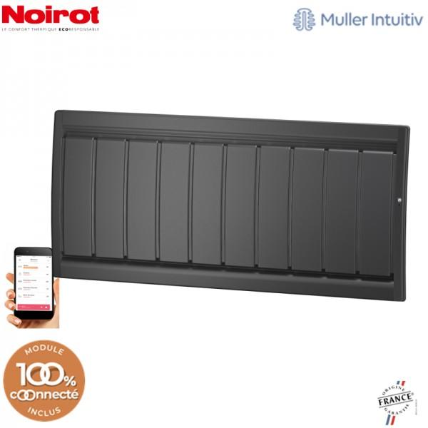 RADIATEUR FONTE NOIROT CALIDOO 1000W BAS GRIS ANTHRACITE CONNECTÉ NEN3033SEHS