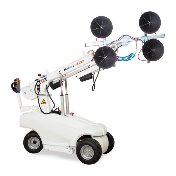Robot de pose manutention de vitrages sur chantier - ROBBY 420 kg_0