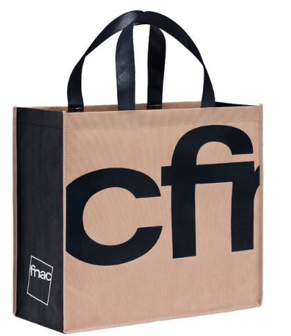 Sac cabas réutilisable - Polypropylène non tissé sans lamination - 50x45x18cm - Réf PORFNA2G_0