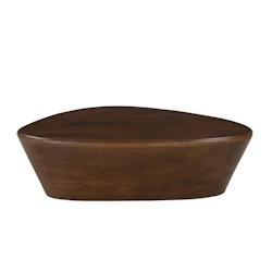 SIT Möbel Table basse | plateau triangulaire | manguier massif, marron | L 107 x P 78 x H 30 cm - marron Bois massif 14786-30_0