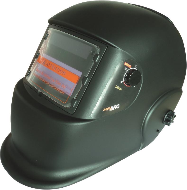 SODISARC - Cagoule de soudage à cristaux liquides - Écran S - Champ de vision 95x36mm - Norme EN379 - Teinte variable 9-13_0