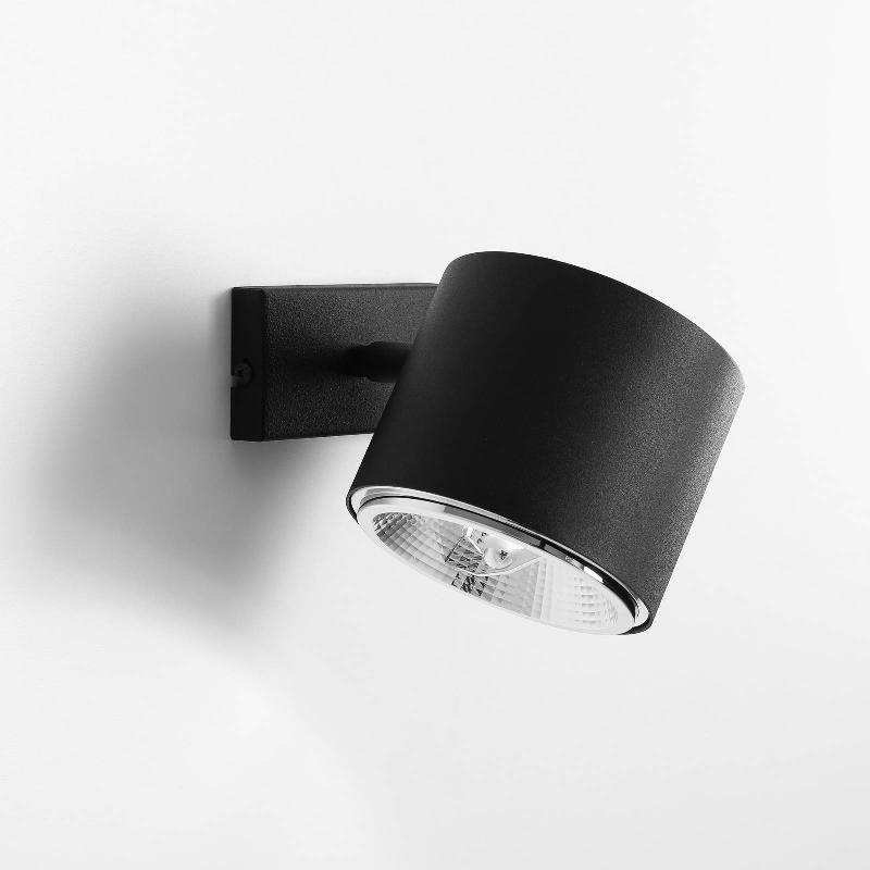 ALDEX SPOT MURAL BOT, NOIR, ORIENTABLE