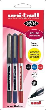 STYLO ROLLER EYE MICRO UB150 COLORIS ASSORTIS (VENDU PAR 3)