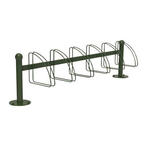 SUPPORT VÉLOS DÉCO 6P PEINT VERT SAPIN - ABRI PLUS
