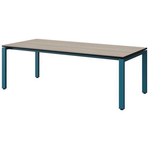 TABLE MALIBU 180X80 T3 SOUDÉ ST ANTIB ACACIA/NOIR BLEU 5025