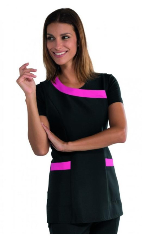 Tablier femme malibu noir fuchsia isacco taille unique_0