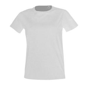 Tee-shirt femme col rond ajusté imperial fit women (blanc) référence: ix229451_0