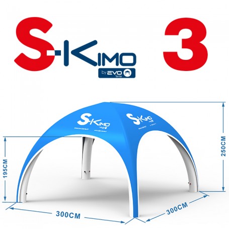 Tente gonflable publicitaire, ultra-résistante et pratique à transporter - s-kimo 3x3_0