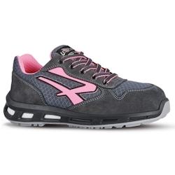 U-Power - Baskets de sécurité basses pour femmes légères et respirantes CHERRY - Environnements secs - S1P SRC Gris / Rose Taille 41 - 41 gris mat_0