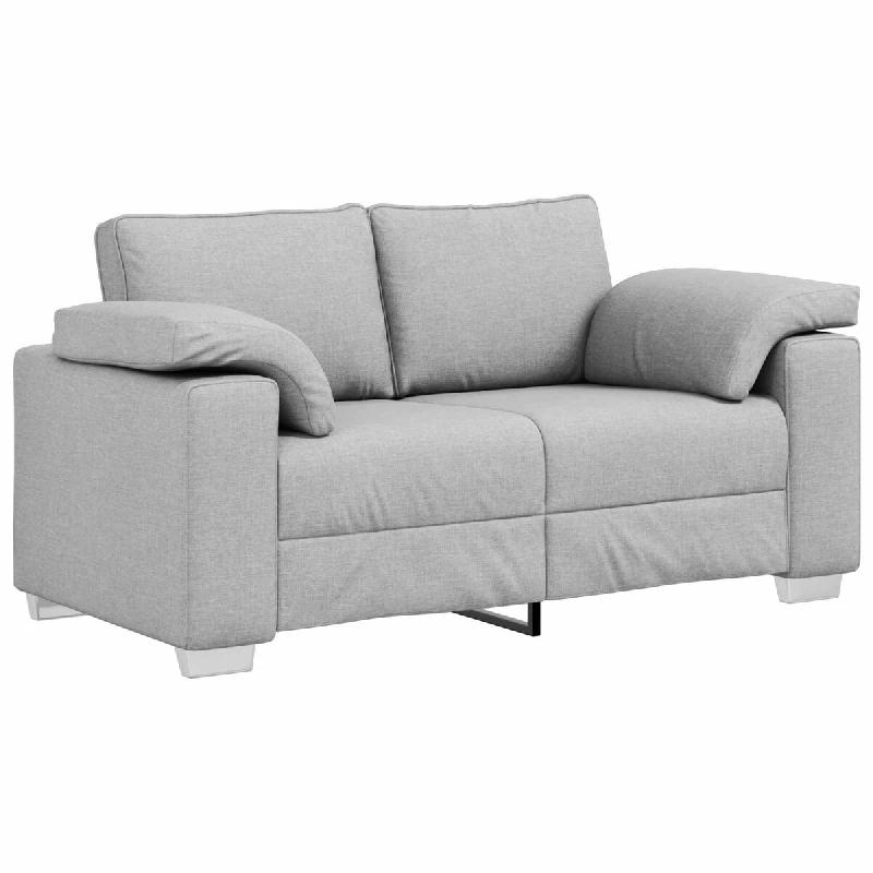 VidaXL Canapé Gris nuage 160 x 80 x 82 cm tissu Modèle AbriManoir 164 - 4105225_0