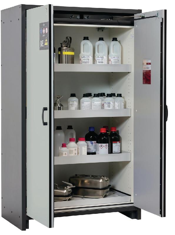 ARMOIRE SÉCURITÉ Q-CLASSIC-30 Q30.195.116 GRIS/GRIS - MANUTAN COLLECTIVITÉS