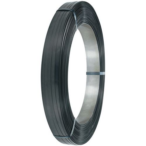 BOBINE FEUILLARD ACIER NOIR - 19 X 0.8 MM - MANUTAN EXPERT