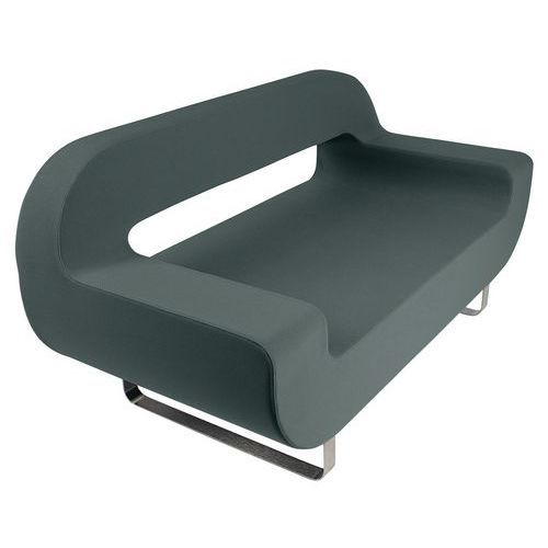 CANAPÉ ANNO 3 PLACES PVC URBAN CENDRE - GGI