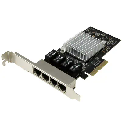 Carte réseau PCI Express à  4 ports Gigabit Ethernet avec chipset Intel I350_0