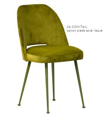 Chaise cocktail - assise standard - piètement LC - hauteur 81cm - largeur 43cm_0