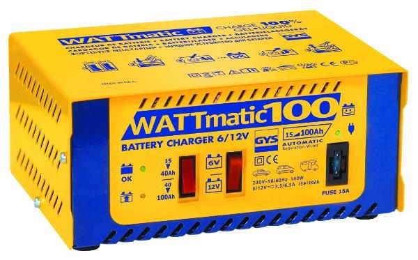 CHARGEUR BATTERIE  WATTMATIC 100 15-100AH 6-12V