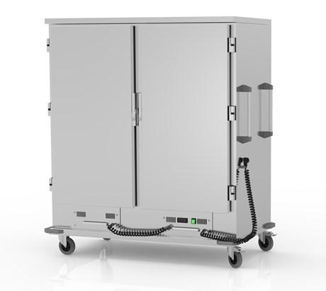 CHARIOT CHAUD DE LIAISON GN2/1 2 PORTES CC-39-GN