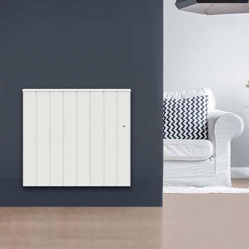 CHAUFELEC MANON RADIATEUR CONNECTÉ À INERTIE CÉRAMIQUE HORIZONTAL BLANC 1500W - BJN2225SEAJ - CHAUFELEC
