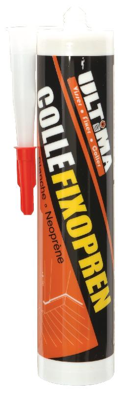 Colle Fixopren blanche 300ml - Ultima - Réf. 16042 - 607911 - Universelle, résistante à l'eau et idéale pour supports inégaux_0