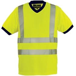 Coverguard - Tee-shirt col en V jaune haute visibilité YARD Jaune Taille L - L 3435241708014_0