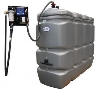 Cuve à gasoil 2000 litres avec pompe Renson - débit 70 l/min - 308769_0