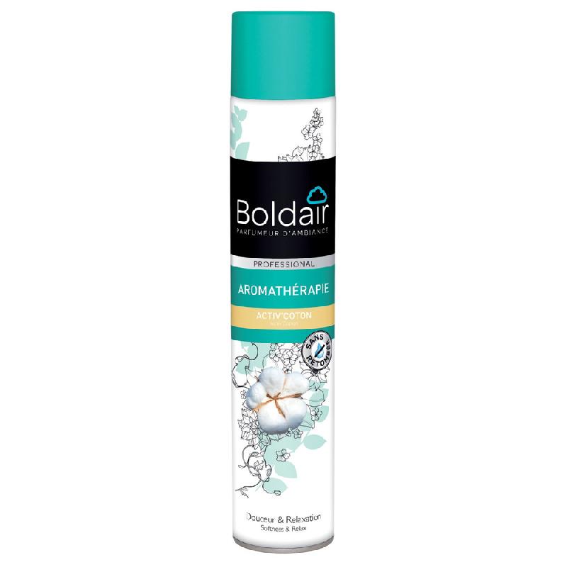 DÉSODORISANT BOLDAIR AROMATHÉRAPIE COTON 500 ML
