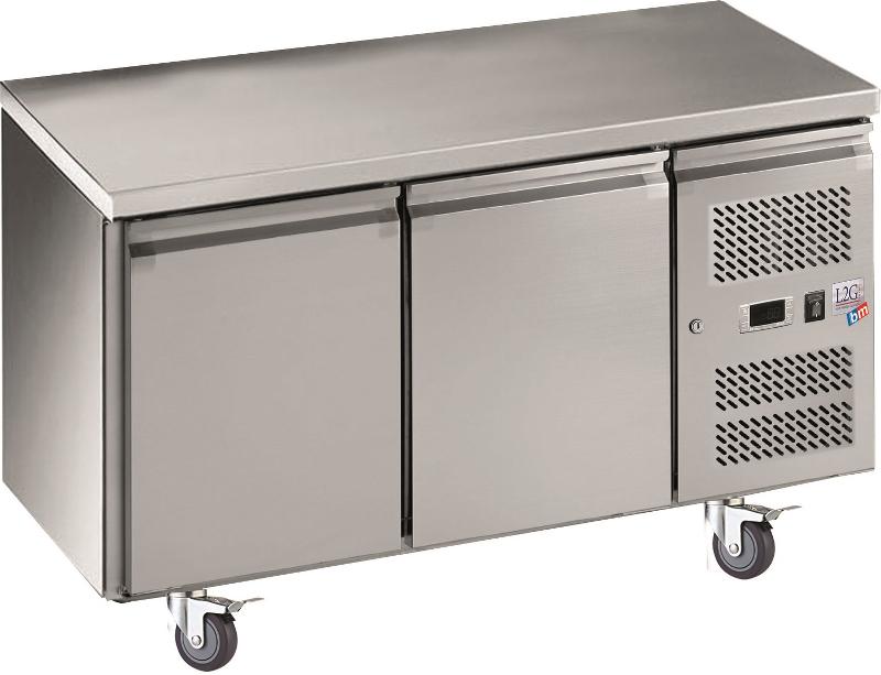 Desserte réfrigérée inox -2/+8°c avec 2 portes grilles 430x333 mm - SNACK2100TN_0