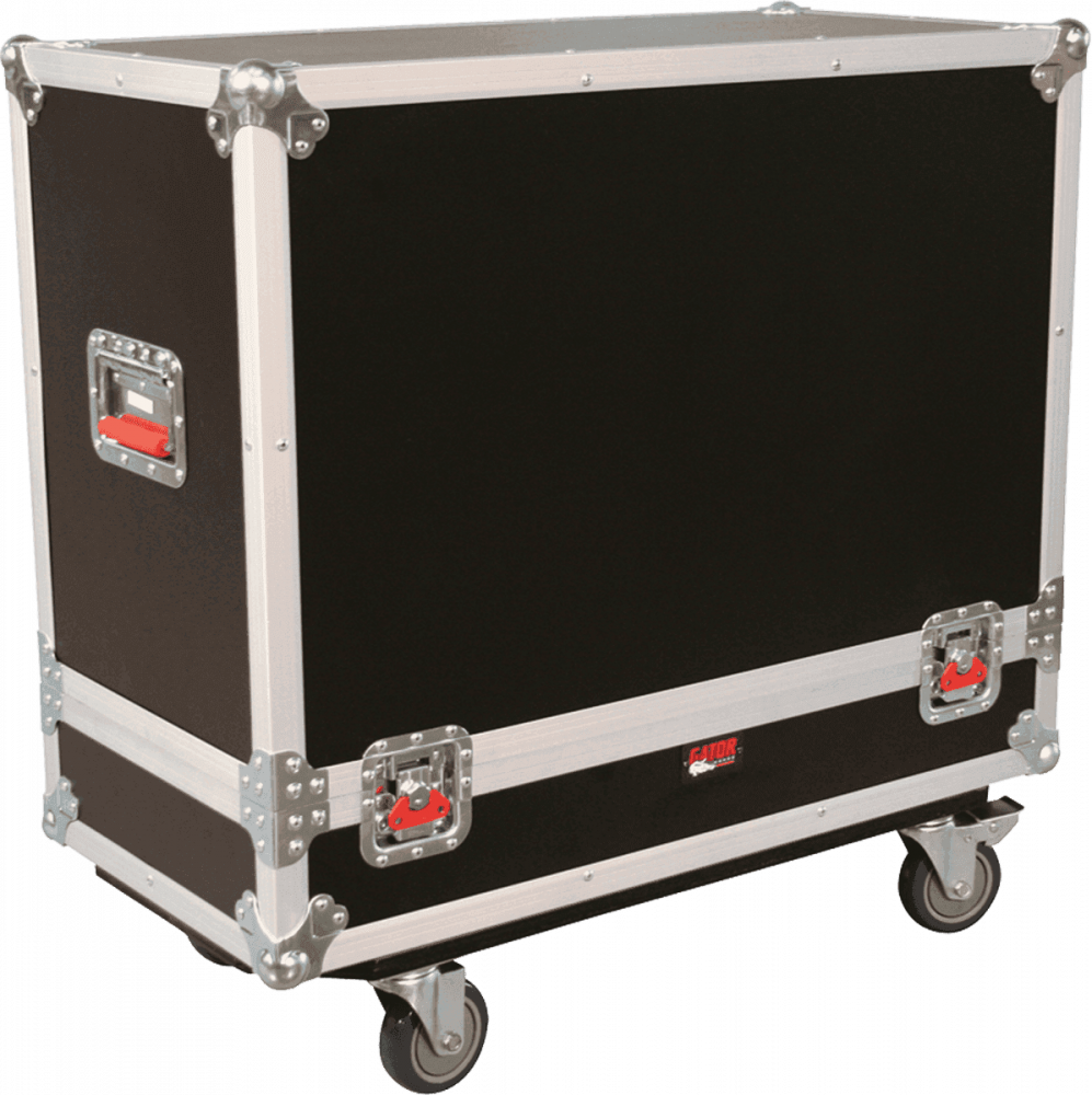 Flight case professionnel pour amplificateurs combo 2 x 12