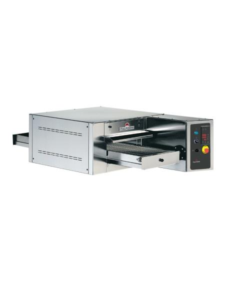 Four à pizzas convoyeur ITALFORNI - TCC - Tapis de 830 mm - Température max 450°C - Fabrication tout inox_0
