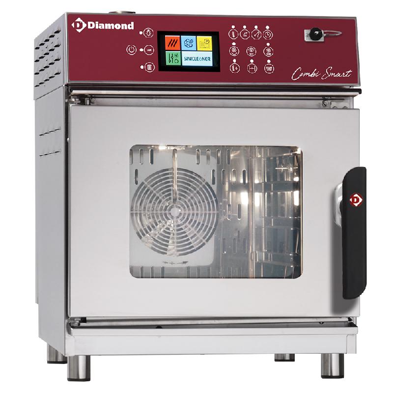 Four vapeur/convection électrique, 4x gn2/3 ecran tactile + nettoya... - PFVS-423/TS_0