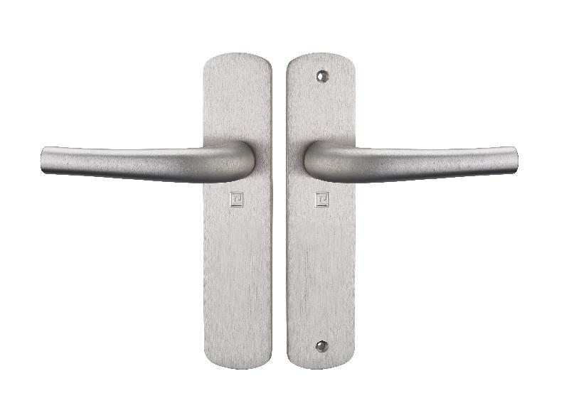ENSEMBLE SUR PLAQUES SALOME HOME ENTRAXE 165MM BEC DE CANE F9 INOX - HERACLES - B-SALOME-32
