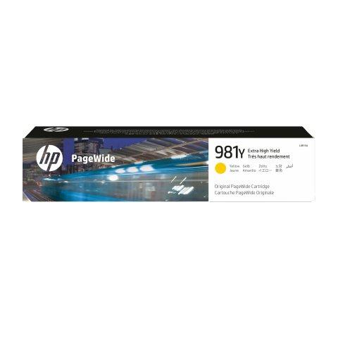 HP 981Y CARTOUCHE PAGEWIDE JAUNE EXTRA GRANDE CAPACITÉ AUTHENTIQUE - CARTOUCHE AUTHENTIQUE
