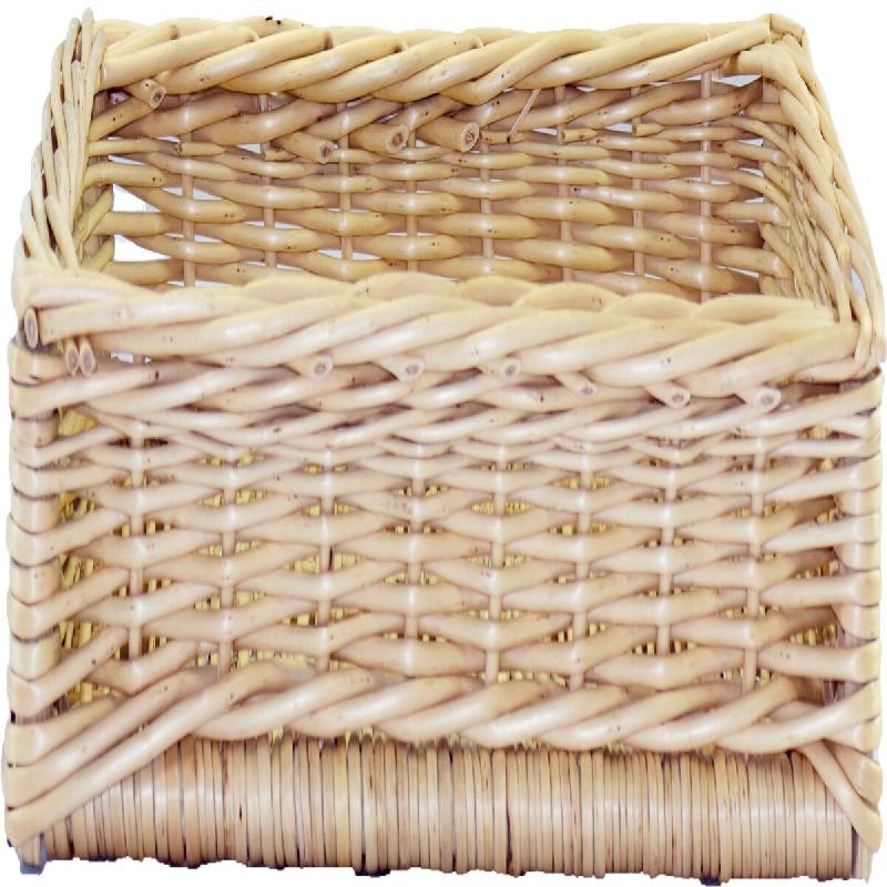 ITALCONCEPT Corbeille Osier Blanc 30X20Cm H.10Cm - 3616350029003_0