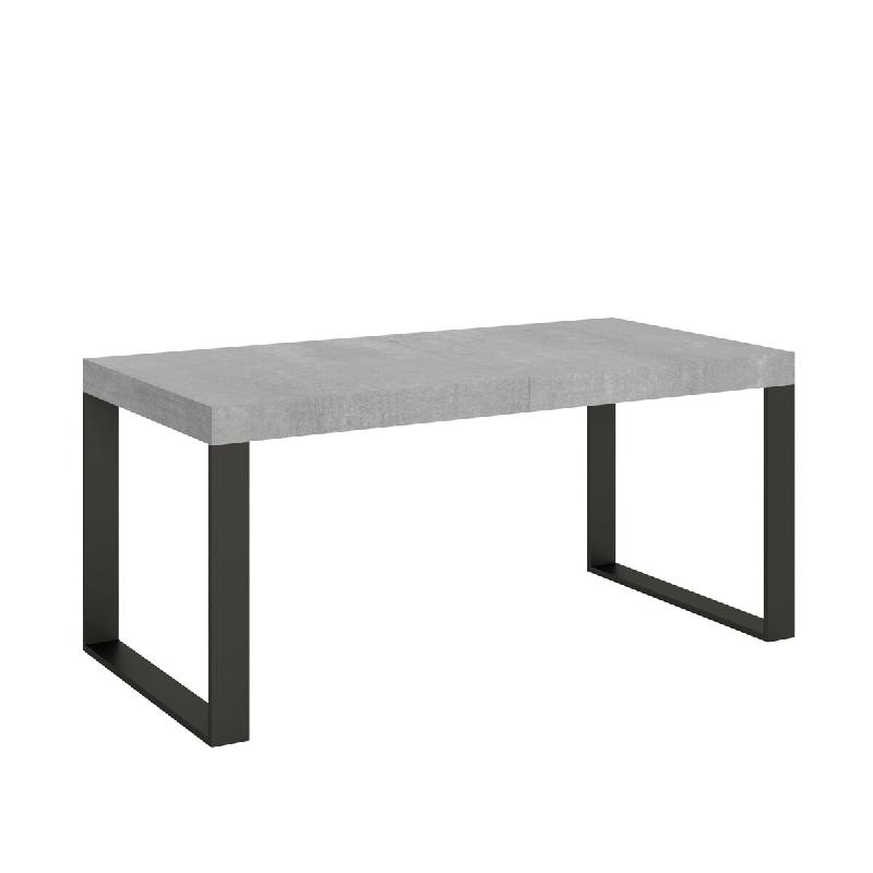 Itamoby Table Extensible 200/304X90 Cm Tecno Béton Avec Pieds Anthracite - gris VE200TATECALL-CM-AN_0