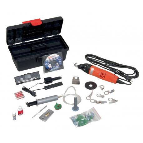 Kit 24 réparations, pastilles + résine + accéssoires - KS Tools | 160.0242_0