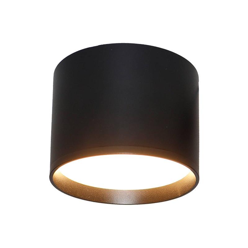 LINDBY SPOT LED NIVORIA, Ø 12 CM, NOIR SABLE, ALUMINIUM