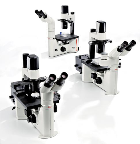 Microscope de laboratoire inversé avec éclairage led leica dm il led_0