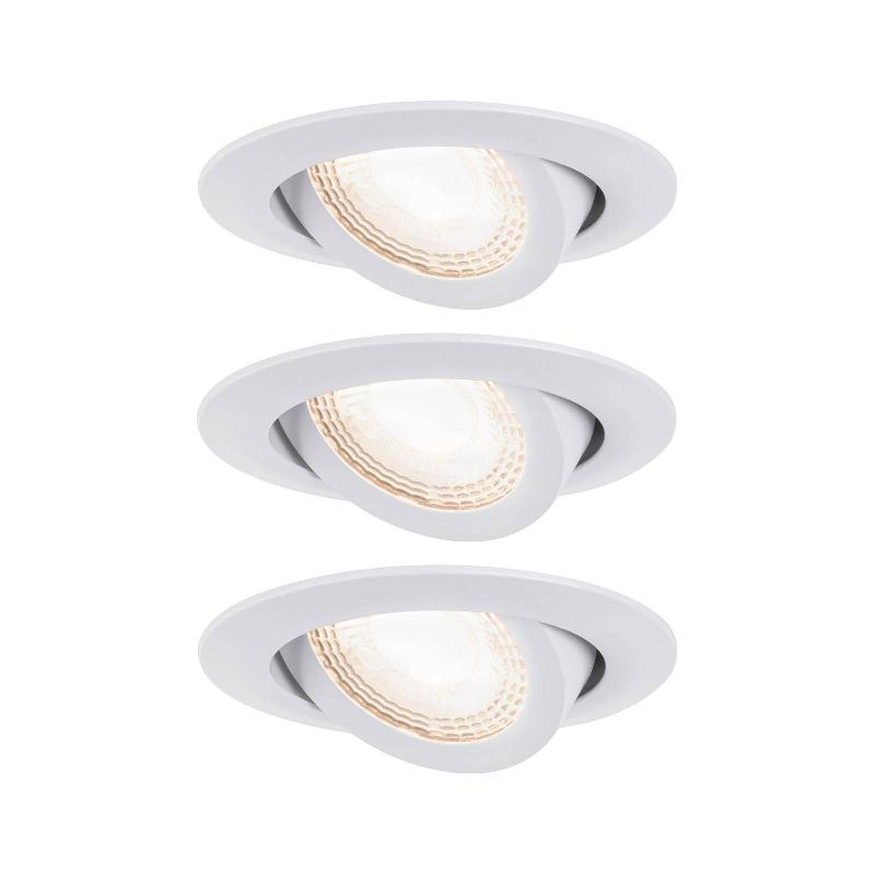 PAULMANN LAMPE ENCASTRÉE LED 93388, 3X4,8W, BLANC