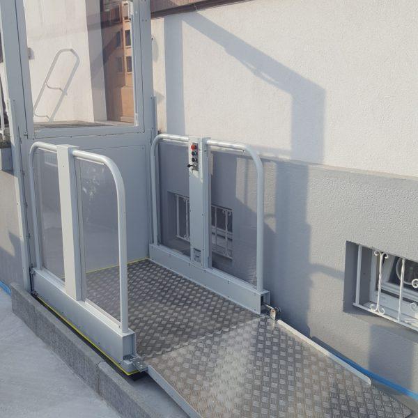 Plateforme élévatrice fixe - Hauteur jusqu'à 12m - Capacité 400kg - Intérieur/Extérieur_0