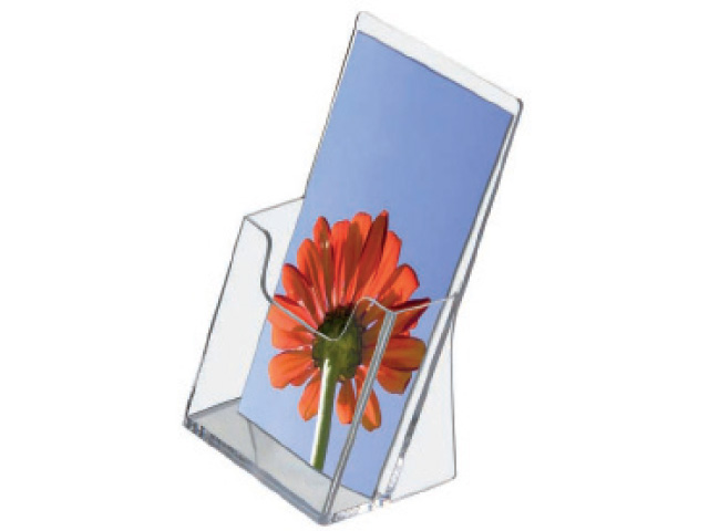 Porte visuels ou brochures de comptoir en plexi - formats A4, A5 et 1/3 A4_0