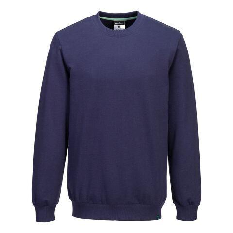 PORTWEST EC300 SWEAT EN COTON BIO RECYCLABLE MARINE - TAILLE L