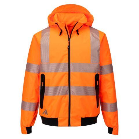 PORTWEST KX315 BOMBER DE PLUIE HV KX3 ORANGE - TAILLE M