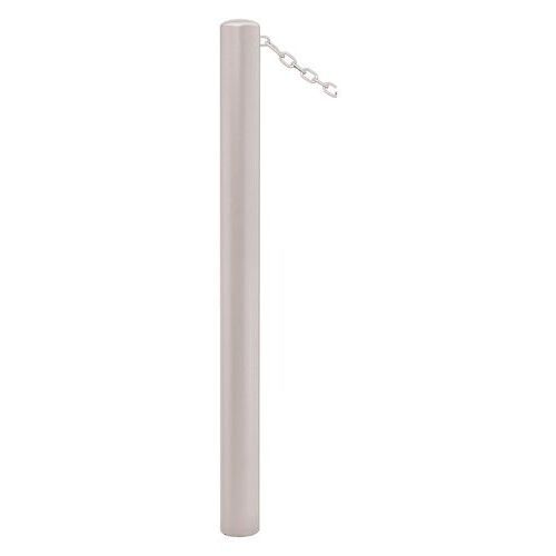 POTELET CARREFOUR Ø76 MM CHAINES 1 ANNEAU GALVA GRIS 7044 - PROCITY