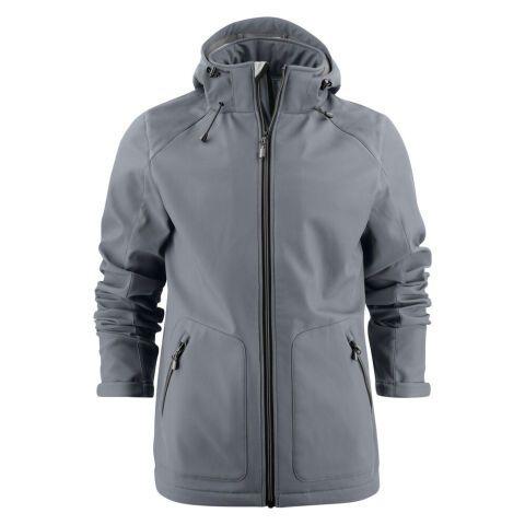 PRINTER ESSENTIALS KARTING VESTE SOFTSHELL HOMMES GRIS ACIER - TAILLE S
