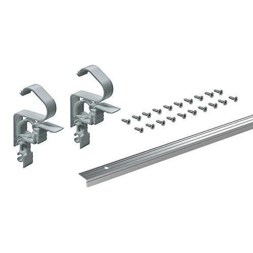 PROFIL DE GUIDAGE FERRURE PORTE PLIANTE - ALU - 2400 MM - WINGLINE S HETTICH